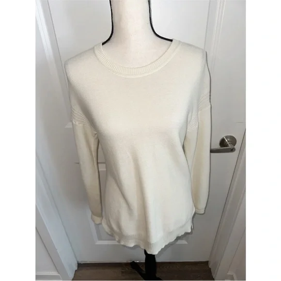 J. Crew Cream Crew Neck Sweater - Picture 5 of 6